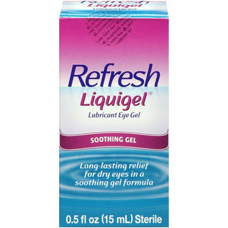 Refresh Optive Gel Drops Lubricant Eye Gel Preserved Tears, 10 ml