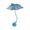 Blue, variant on Phone Sun Umbrella for Mobile – Magnetic Mini Umbrella for Cell Phone Shade – Portable Sun Glare Protector for Outdoor Use – 1 Pack