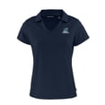 thumbnail image 2 of Women's Cutter & Buck  Navy Citadel Bulldogs Vault Daybreak Eco Recycled V-Neck Polo, 2 of 3