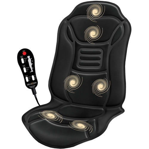 relaxzen 6 motor massage cushion with heat