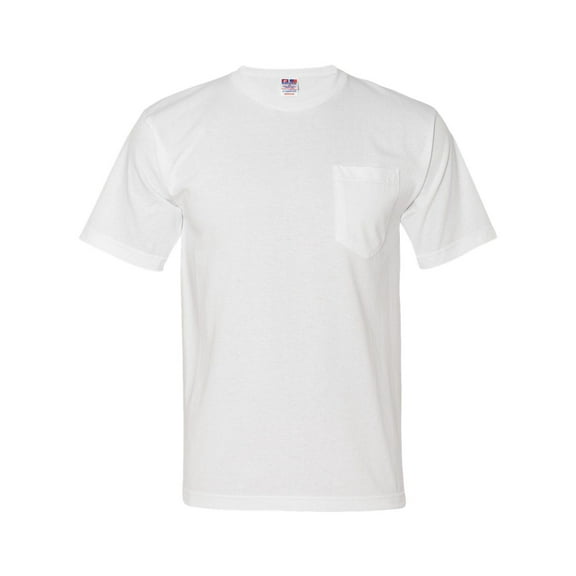 Bayside USA-Made Short Sleeve T-Shirt With a Pocket