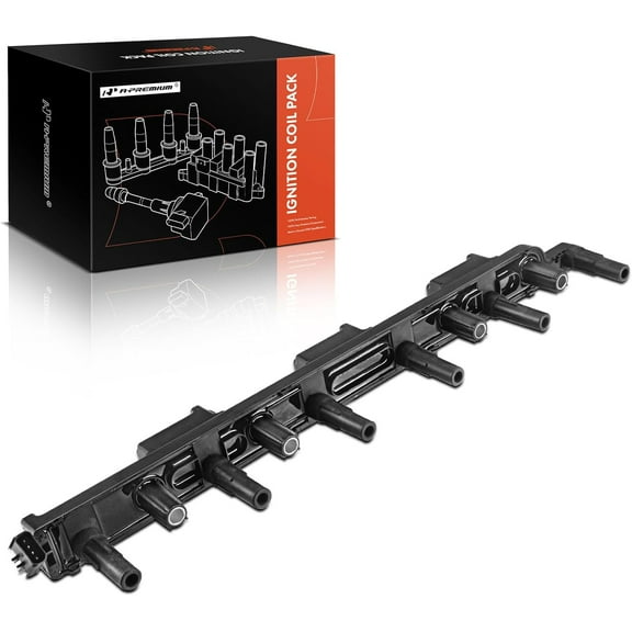 A-Premium Ignition Coil Compatible with Jeep KJ Cherokee 2000-2001 TJ Wrangler WJ Grand Cherokee 2000-2006 L6 4.0L