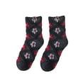 thumbnail image 2 of Tejiojio Winter Socks Women Fashion Retro Academic Style Flower Lovely Cotton Middle Tube Socks, 2 of 2
