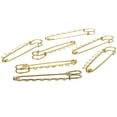 thumbnail image 4 of 1 Bag 10pcs Metal Safty Big Pin Bag 10pcs Metal Safty Big Pin Spring Pin Brooch With 7 Welding Circle Holes (Golden) pring Pin Brooch With 7 Welding Circle Holes, 4 of 8
