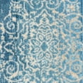 thumbnail image 6 of RUGSOTIC CARPETS Machine Woven Crossweave AREA RUGS - 4'8''x6'9'', Rectangle,Blue,Classic Oriental Traditional , Low Pile Machine Made Area Rugs for Living Room, Bed Room (M00065), 6 of 6