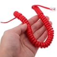 thumbnail image 3 of 2 cables telefónicos en espiral, cable telefónico fijo, cable telefónico, cable receptor, 3 of 7