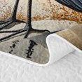 thumbnail image 5 of Erosebridal Boho Heron Bird Bed Spread Queen,Bohemian Animals Queen Coverlet Set,Gray Blue,3 Pieces,1 Quilt and 2 Pillowcases, 5 of 7