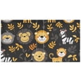 thumbnail image 2 of Lions Zebras Leaves 3 Ring Binders 1.5 inch Hardcover File Folders with Interior Pockets A4 Size Organizer for School Office Hospital, 2 of 8