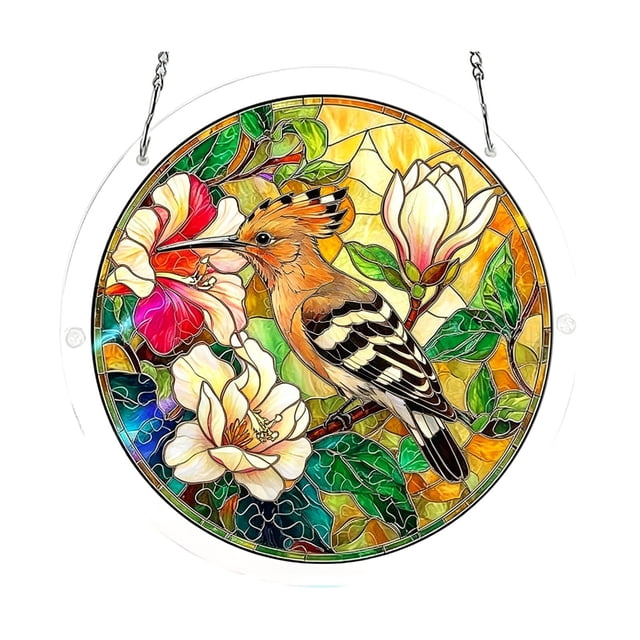 Acrylic Puzzles Suncatcher Window Hanging 83 Pieces 7.4 Inch Acrylic Puzzles Garden Decoration For Women Men Mom Birthday Gift Home Decor