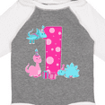 thumbnail image 4 of Inktastic Dinosaur Party-first Birthday Girls Long Sleeve Baby Bodysuit, 4 of 5