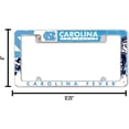 thumbnail image 2 of North Carolina Tar Heel's Chrome Metal License Plate Frame, 2 of 6
