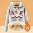 thumbnail image 2 of WILLBEST Sudadera Deportiva para Mujer, Estilo Navideño Informal, con Capucha Gruesa XXX-Grande, 2 of 4