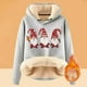 thumbnail image 2 of WILLBEST Sudadera Deportiva para Mujer, Estilo Navideño Informal, con Capucha Gruesa Mediana, 2 of 4
