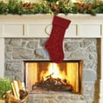 thumbnail image 4 of JeashCHAT Christmas Stockings Christmas Large Knitted Wool Xmas Stocking for Fireplace Candy Bag Socks Gift Bag Socks Christmas Decorations, 4 of 5