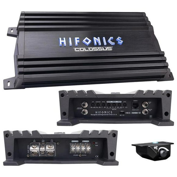 Hifonics HCC30001D 3000W Amplificateur de Bloc Mono Classique & 44; Noir