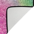 thumbnail image 5 of SKYSONIC Colorful Sparkling Theme Non-Slip Area Rug, Shining Rainbow Unique Floor Carpet Comfort Floor Mats Decor for Indoor Front Porch Living Room Bedroom Kitchen, 36"x24", 5 of 5