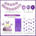 thumbnail image 4 of Purple Butterfly Birthday Cake Topper, by Joymemo, 4 of 5