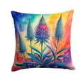 thumbnail image 4 of Colorful Ranunculus Fabric Decorative Pillow 14 in x 14 in, 4 of 44