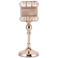 thumbnail image 1 of Candle Holder,Retro Square Candlestick Electroplate Candlestick Candle Cup Next-Gen Design, 1 of 7