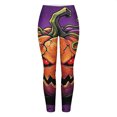 thumbnail image 4 of Bovemsi Joggers for Women Halloween Printed Slim Sports Yoga Leggings Vacation Outfits for Women M Multicolor, 4 of 4