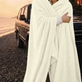 thumbnail image 6 of Fleece Throw Blanket for Couch, Super Soft Cozy Blankets, 70.87x59.06" Beige Blanket Lightweight Fuzzy Comfy Flannel Blanket Warm Plush for Sofa Bed Decor, 6 of 9