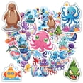 thumbnail image 3 of 35pcs-50pcs Colorful Animal Stickers Marine Life Stickers Cute Sea Creature Stickers for Laptops Phones Suitcases, 3 of 9