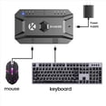 thumbnail image 3 of 4X Bluetooth Hub USB 5.0 Convertidor de Teclado y Mouse con Cable A Adaptador de Concentrador InaláMbrico Compatible con 8 Dispositivos para Tableta, Computadora PortáTil, MóVil, 3 of 5