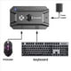 thumbnail image 3 of 4X Bluetooth Hub USB 5.0 Convertidor de Teclado y Mouse con Cable A Adaptador de Concentrador InaláMbrico Compatible con 8 Dispositivos para Tableta, Computadora PortáTil, MóVil, 3 of 5
