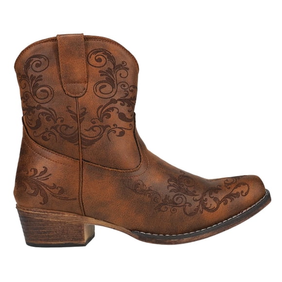 Bota Roper Mujer Short Stuff Color Tan Talla 5