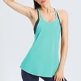 thumbnail image 2 of ZyeKqe Workout Tops for Women Sleeveless Spaghetti Strap Running Shirts Quick Dry Scoop Neck Loose Athletic Yog Top, 2 of 4