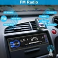 thumbnail image 3 of Car Radio Bluetooth Single DIN Car Stereo Audio, Car Audio with Handsfree and App Control,Supports FM/ MP3/SD/AUX/Dua USB/EQ/Quick Charge | Not a CD Player, 3 of 6