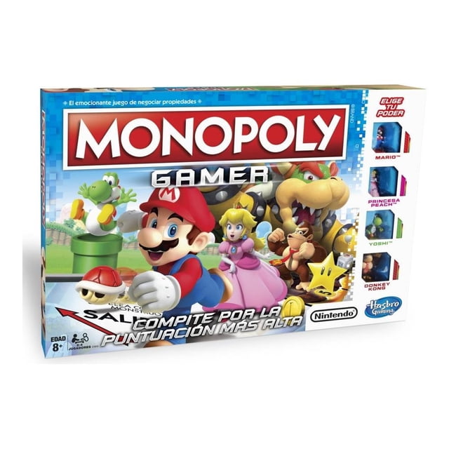 Juego de Mesa Hasbro Monopoly Gamer Mario