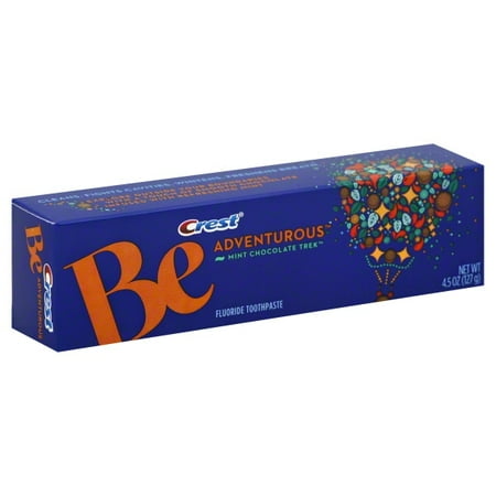 Crest Be Adventurous Toothpaste, Mint Chocolate Trek 4.5 oz