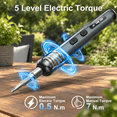 Mini Electric Power Kit, Upgraded Black, 67 in 1 Precision Tool Set for ...