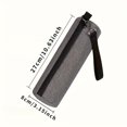 thumbnail image 2 of Insulated Can Cooler Bag Zipper Thermal Pouch for Soda Beer Water Portable Handheld Drink Storage Black, 2 of 7