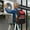 Black+Red + oxford f, variant on Work Tool Bag with Multi-Use Pockets, Tool Backpack, 18 Inch 55lbs Load Capacity Backpack Tool Bag, 600D Oxford Cloth Back Pack, Multiple Pockets Organizer for Electricians Technicians (Black)