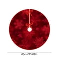 thumbnail image 3 of BiFandian Christmas Tree Skirt, 24 Inch Polyester Holiday Decoration for Indoor Party Display, Christmas Decorations Indoor Outdoor Tree Base Cover Accent for Home, Living Room, Fireplace, 3 of 6