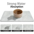 thumbnail image 3 of Dog Food Mats for Floors Absorbent, Pet Cat Food Mat - Quick Dry Dog Bowl Mats for Food and Water, Eco-Friendly Boho Pet Supplies 12" x 20", 3 of 6