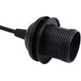 thumbnail image 3 of Portalámparas colgante E27, luminaria industrial vintage, con cable y lámpara colgante E27 para luces colgantes, accesorios de lámpara de bricolaje, base de lámpara colgante (negro), 3 of 5