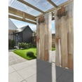 thumbnail image 3 of nqOlkjepod Outdoor Curtains for Patio Waterproof, Brown Painting Outdoor Privacy Panels Grommet, Modern Abstract Retro Art Aesthetics Blackout Outside Curtains for Porch/Cabana 54"x84", 1 Panel, 3 of 8