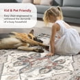 thumbnail image 5 of nuLOOM Mali SpinClean Machine Washable Traditional Medallion Area Rug, 8' x 10', Mali Beige, 5 of 12