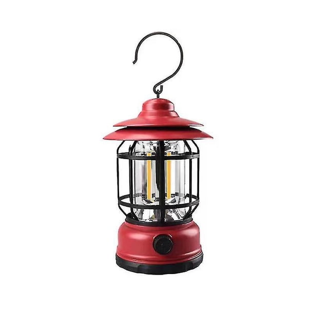 EU Luces de camping retro portátiles Luces de tienda de campaña profesionales para acampar al aire libre