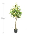 thumbnail image 4 of Artificial Lemon Tree, 3.9ft/4.9ft Tall Lemon Plant In Pot, Lemon Fruit Tree, Pre Potted Faux Lemon Tree Artificial Potted Plants For Indoor Decor, 4 of 7