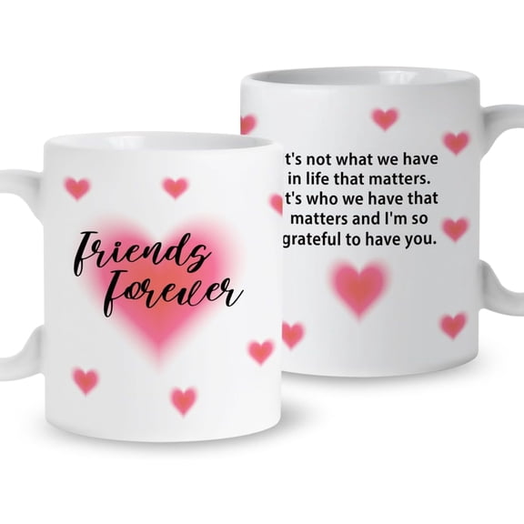 Friendship Gift Coffee Mug, I''m So Grateful to Have You, Christmas Birthday Graduation Gift for Friend, Coffee Mug Gift for Women Best Friends Sister Bestie BBF, Ceramic 11oz
