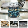 thumbnail image 6 of Yayeee Ashtray with Lid for Cigarette Smokeless Stainless Steel Home Ash Holder, Dark Mountains, 6 of 7