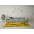thumbnail image 3 of Ahgly Company Indoor Rectangle Oriental Yellow Industrial Area Rugs, 7' x 10', 3 of 4