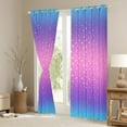 thumbnail image 3 of Homewish Cartoon Stars Moon Black Out Curtains for Teens, Pink Blue Rainbow Curtains Pack of 2 (42x63 Each), Modern Fashion Bedroom Curtains, Curtains and Drapes Bedroom Decor, 3 of 6