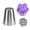 Light Gray, variant on Extra Large Russian Flower Piping Tip, Food Grade 304 Stainless Steel Rose Icing Nozzle, Professional Cake Decorating Frosting Tip for Cupcakes Cookies Pastry Home Kitchen Baking Tool