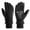 Black, variant on PMVFHDE Men Women Winter Thermal Windproof Touchscreen Gloves, Grippy Ski Cycling Riding Gloves for Cold Weather Black，One Size