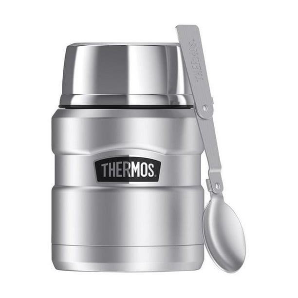 Thermos 6504609 3 Piece 16 oz Stainless Steel Food Jar with Folding ...
